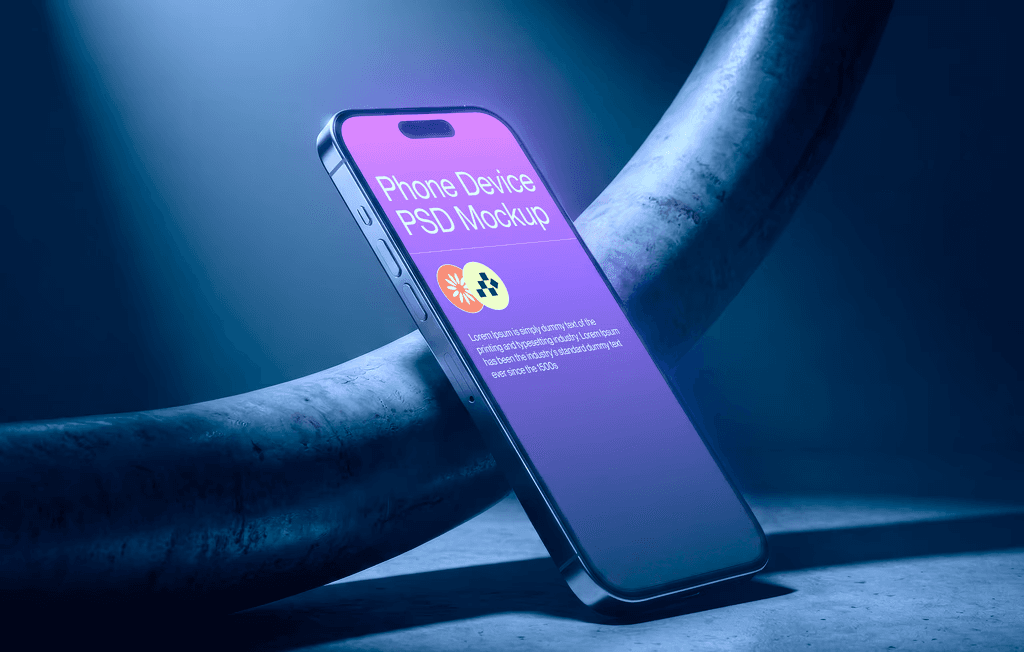 Phone device product mockup